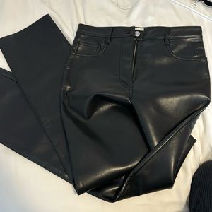 Aritzia wilfred leather pants Melina
